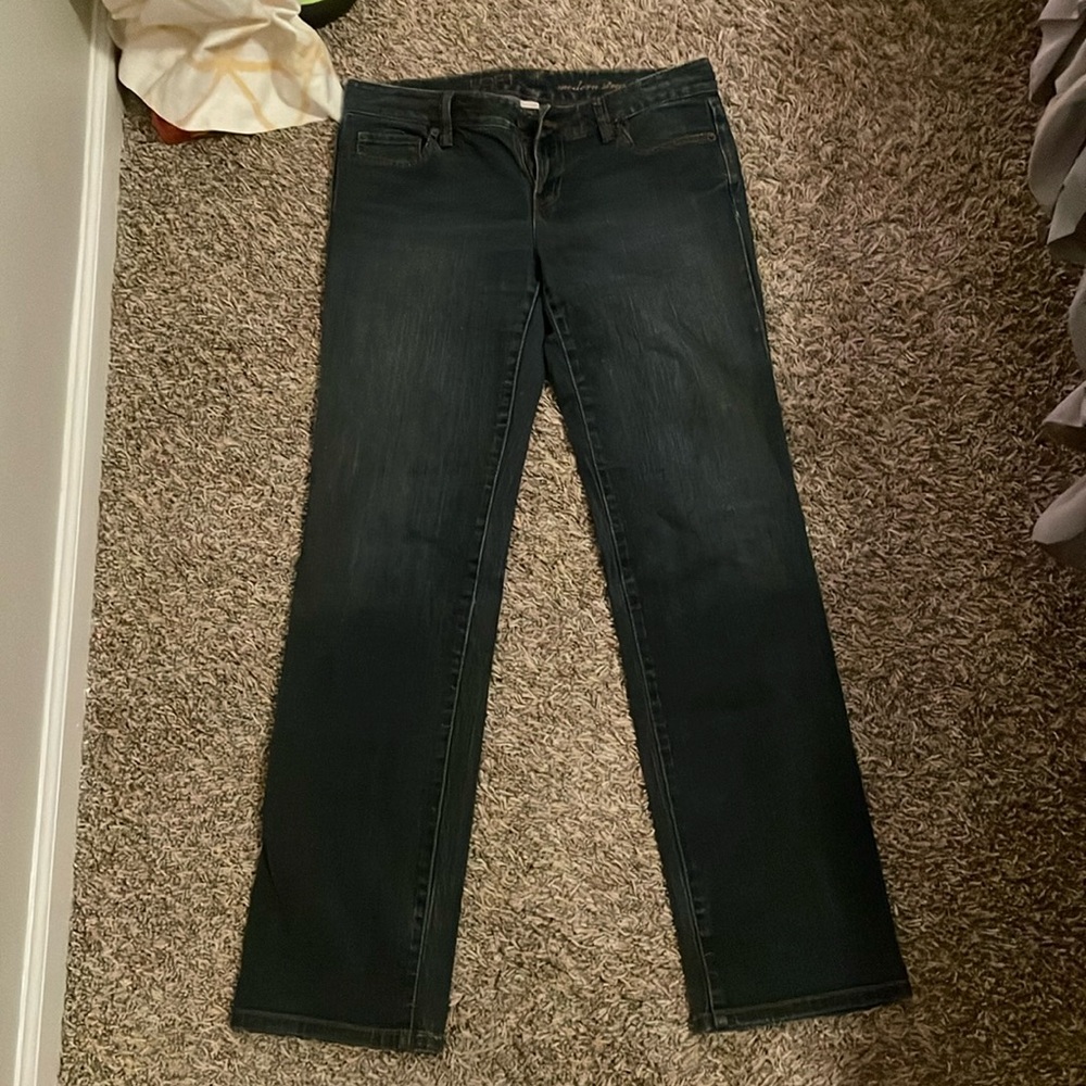 women’s modern straight loft jeans